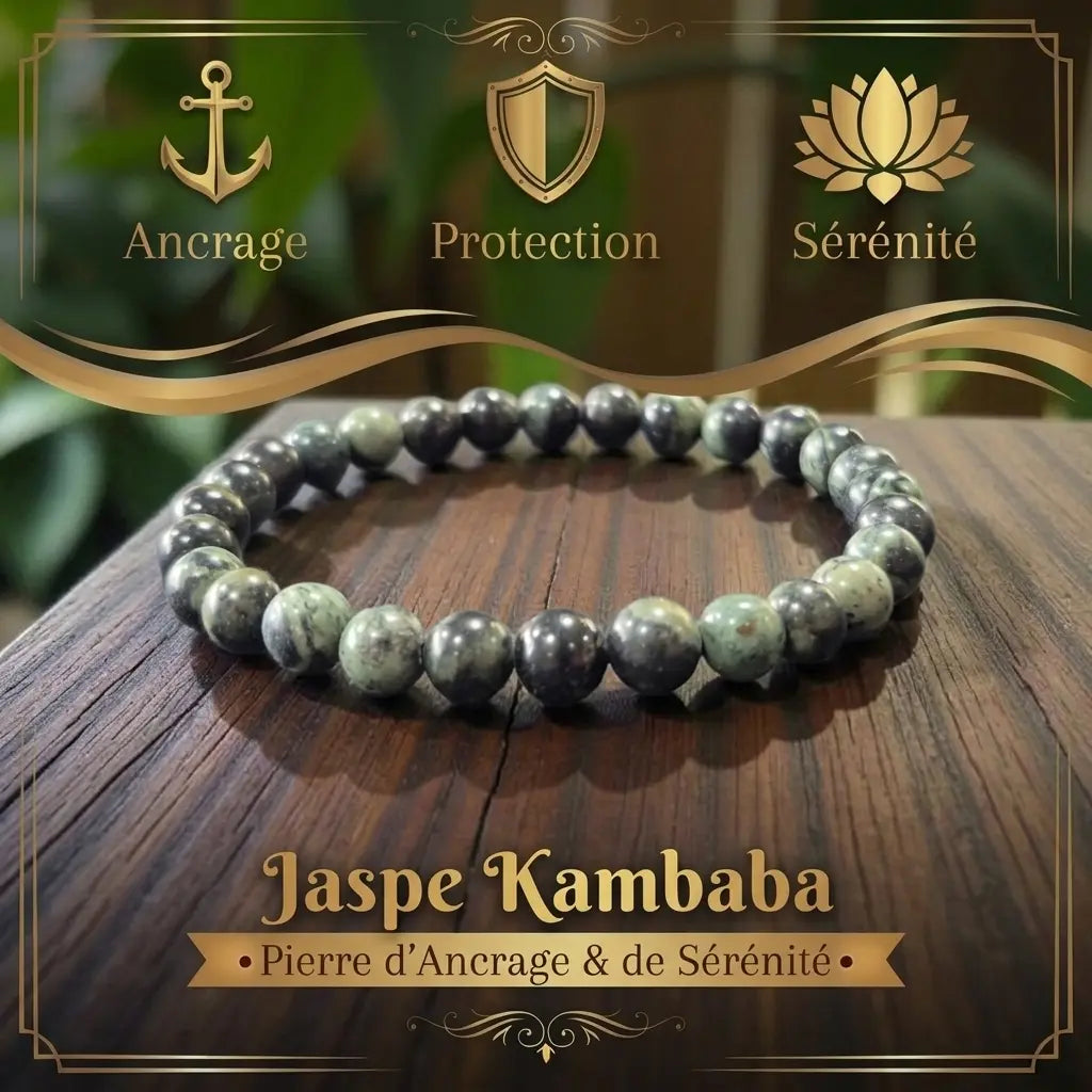 Bracelet en Jaspe Kambaba La Boutique du Dragon