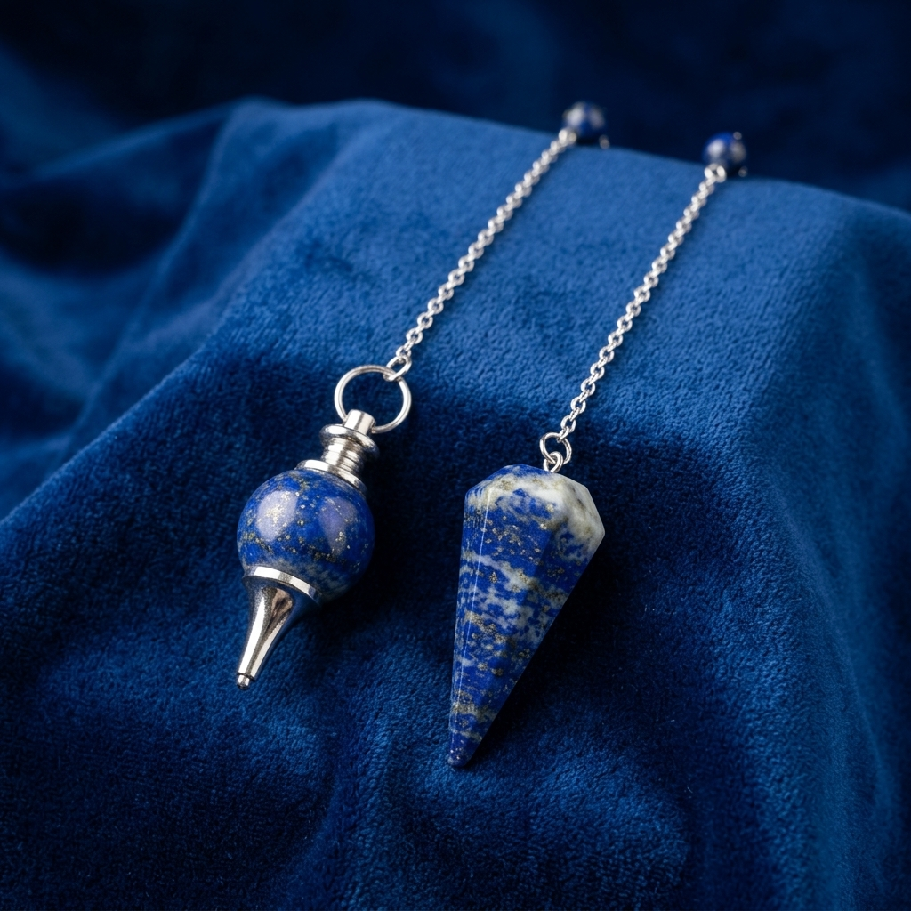 Pendule en lapis-lazuli La Boutique du Dragon