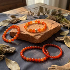 Bracelet en Cornaline La Boutique du Dragon