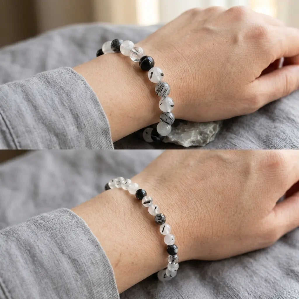 Bracelet en Quartz Tourmaline La Boutique du Dragon