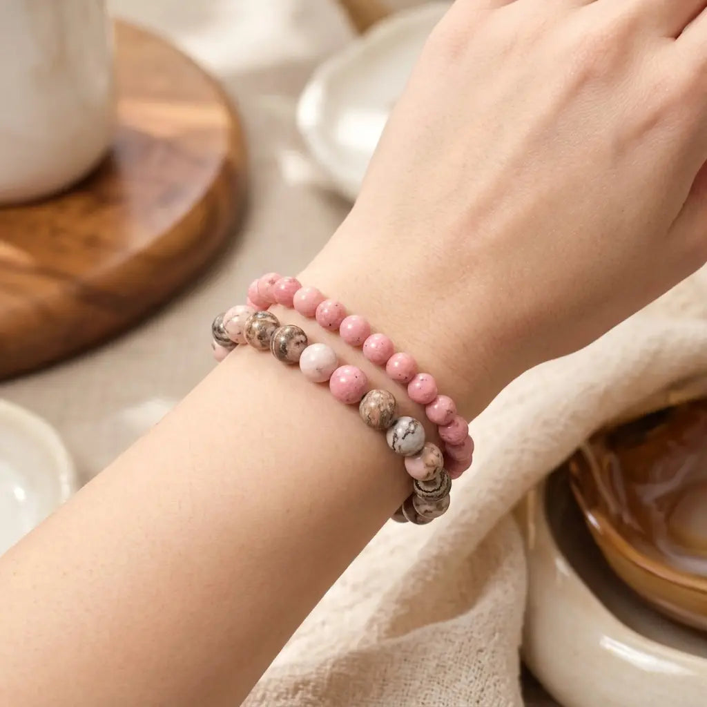 Bracelet en Rhodonite La Boutique du Dragon