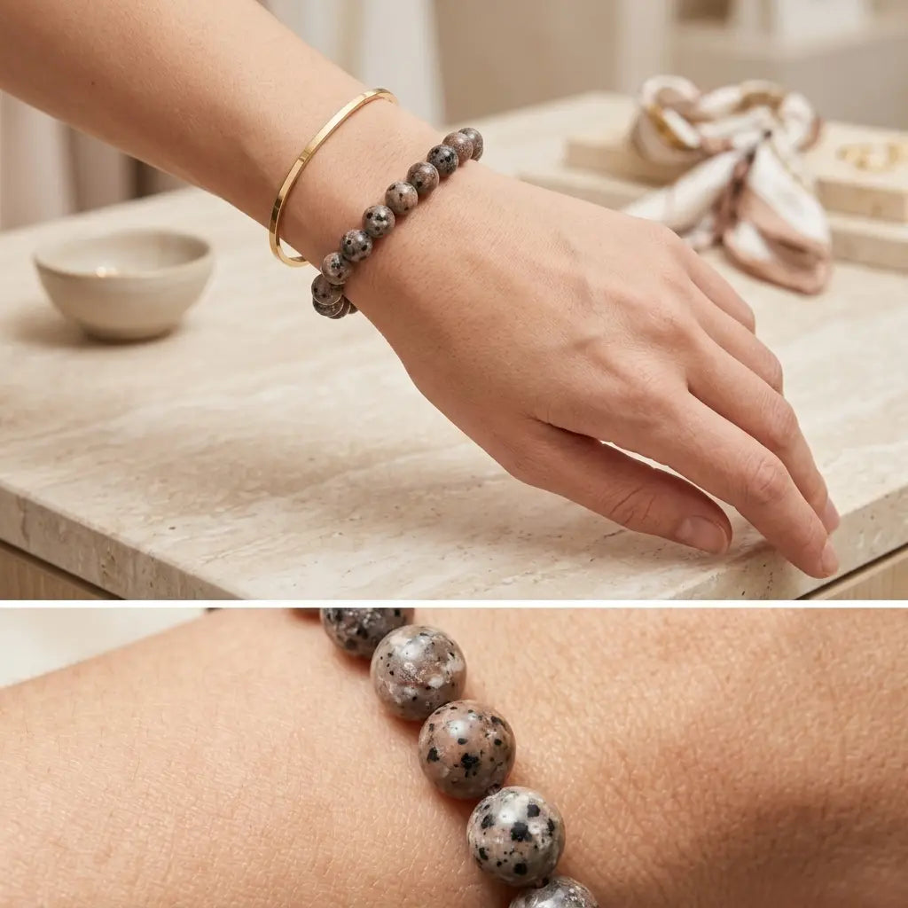 Bracelet en Yooperlite La Boutique du Dragon