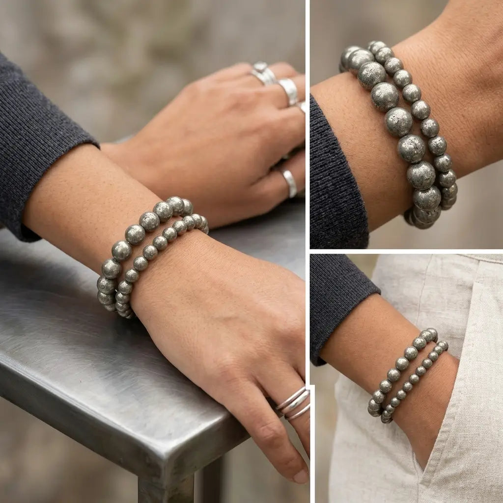 Bracelet en Pyrite La Boutique du Dragon