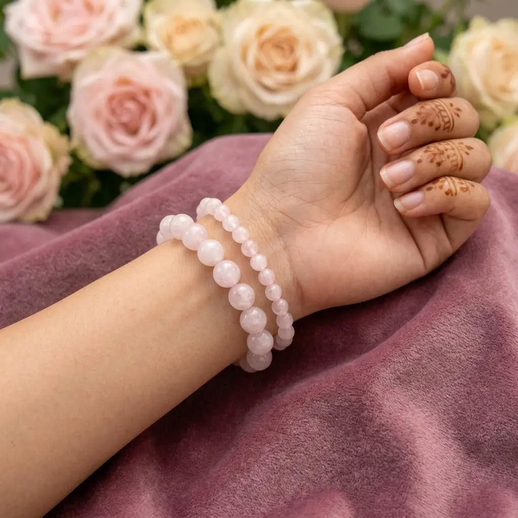 Bracelet en Morganite La Boutique du Dragon