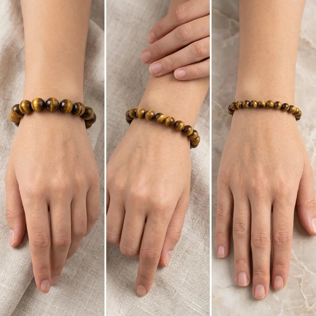 Bracelet en Œil de Tigre La Boutique du Dragon