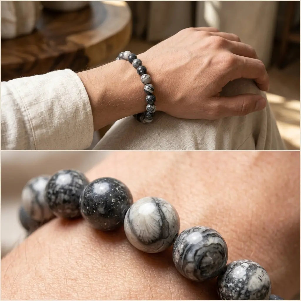 Bracelet en Orthoceras La Boutique du Dragon