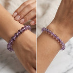 Bracelet Améthyste Lavande La Boutique du Dragon