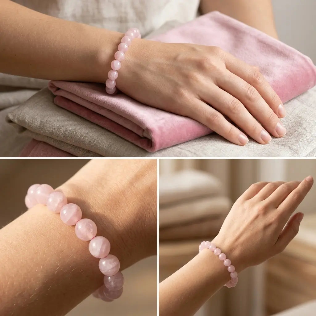 Bracelet en Kunzite La Boutique du Dragon