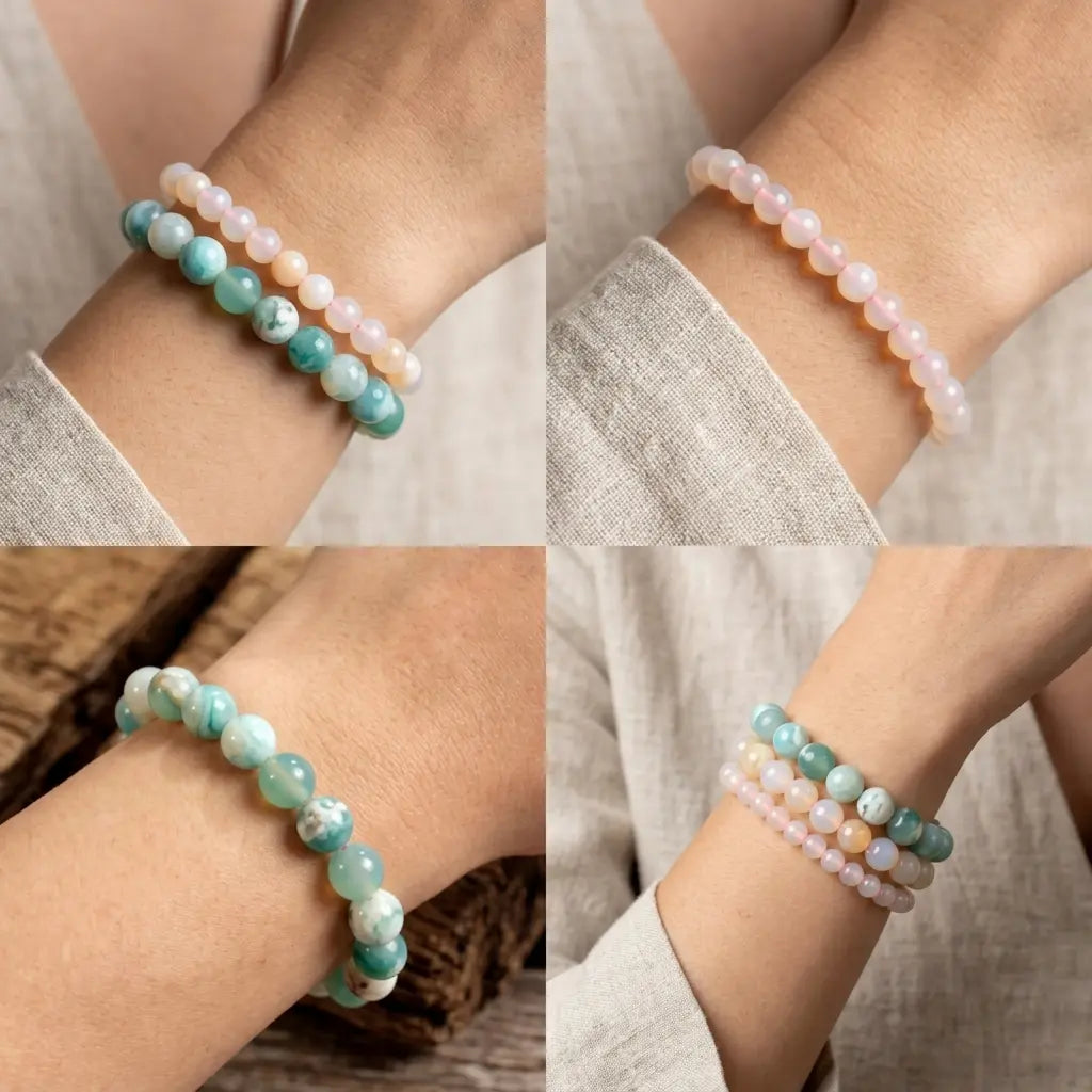 Bracelet Agate Fleur de Cerisier La Boutique du Dragon