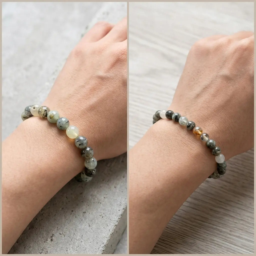 Bracelet en Préhnite La Boutique du Dragon