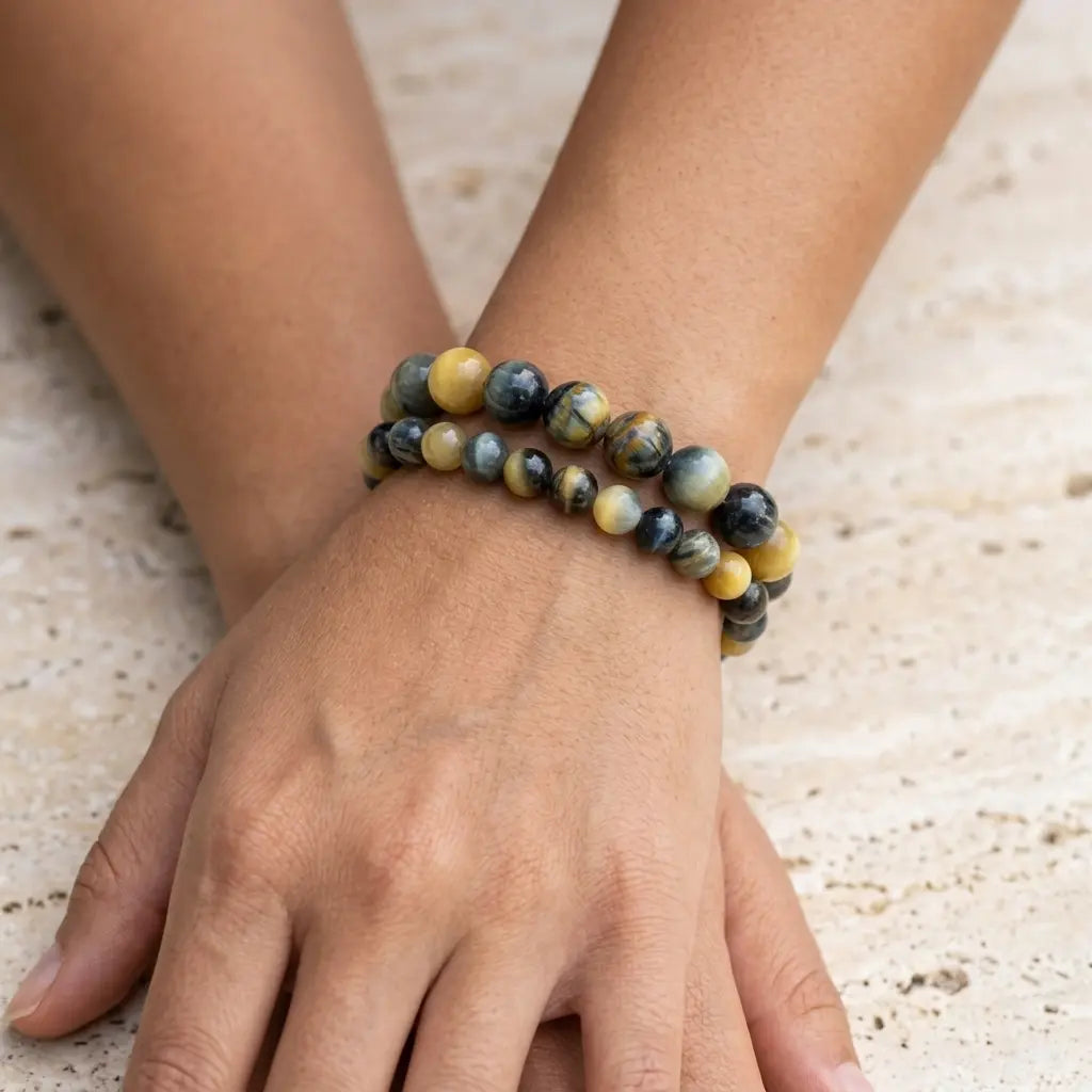 Bracelet en Œil de Tigre La Boutique du Dragon
