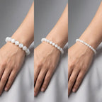 Bracelet en Péristérite Blanche La Boutique du Dragon