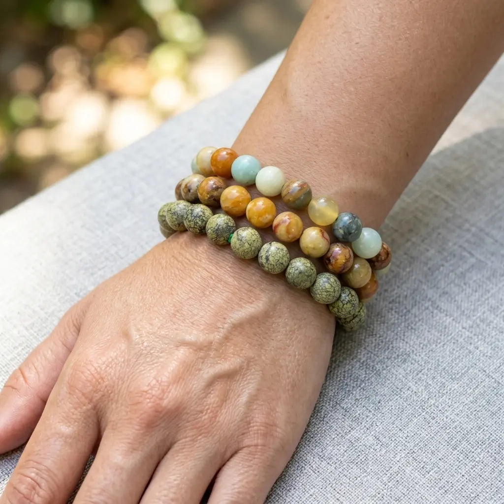 Bracelet en Serpentine La Boutique du Dragon