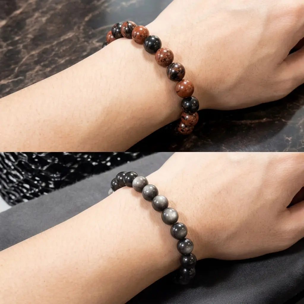 Bracelet en Obsidienne La Boutique du Dragon
