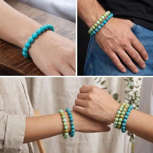 Bracelet en Turquoise La Boutique du Dragon