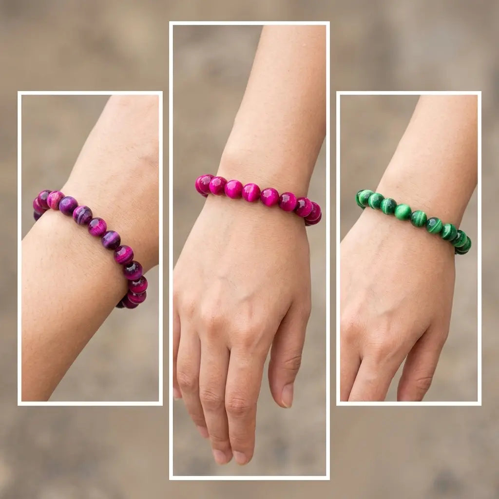Bracelet en Œil de Tigre La Boutique du Dragon