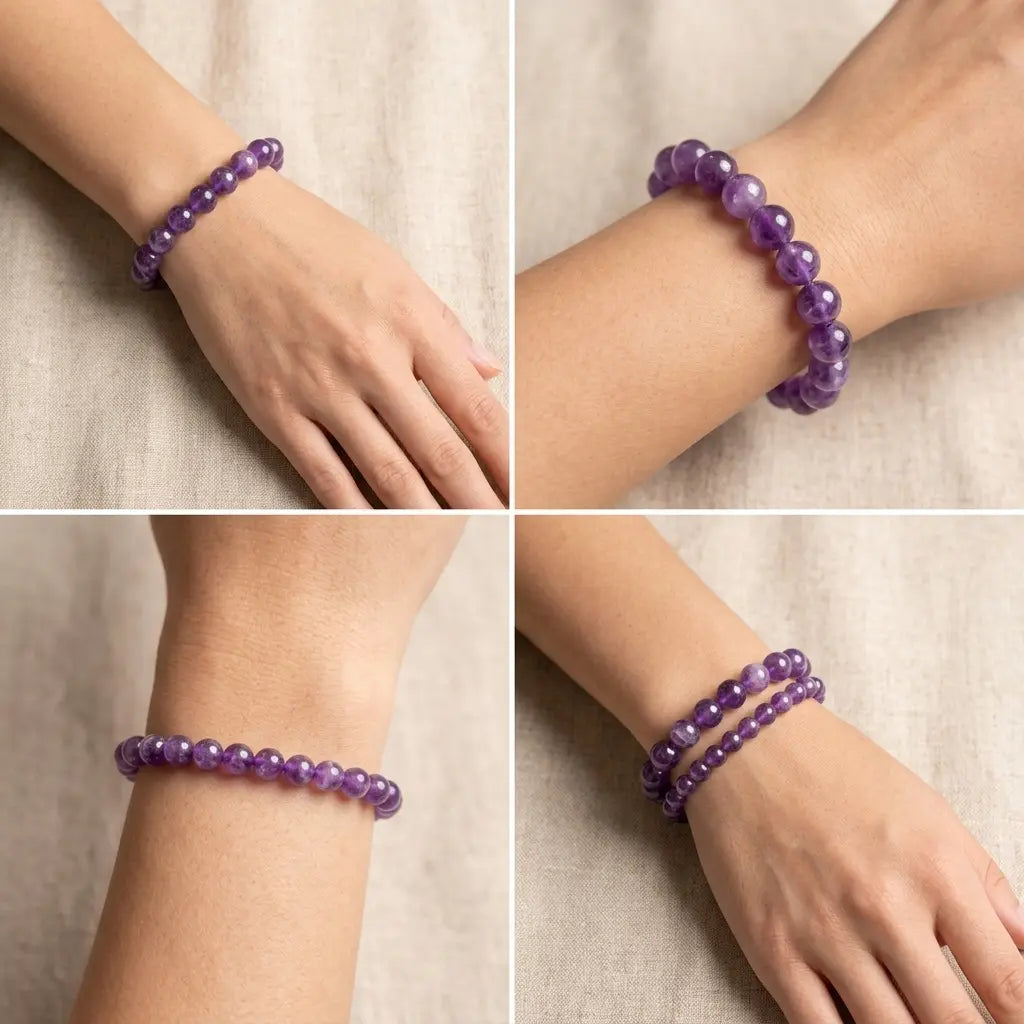 Bracelet Améthyste du Brésil La Boutique du Dragon