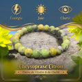 Bracelet en Chrysoprase La Boutique du Dragon