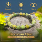 Bracelet en Chrysoprase La Boutique du Dragon