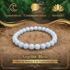 Bracelet en Angélite La Boutique du Dragon