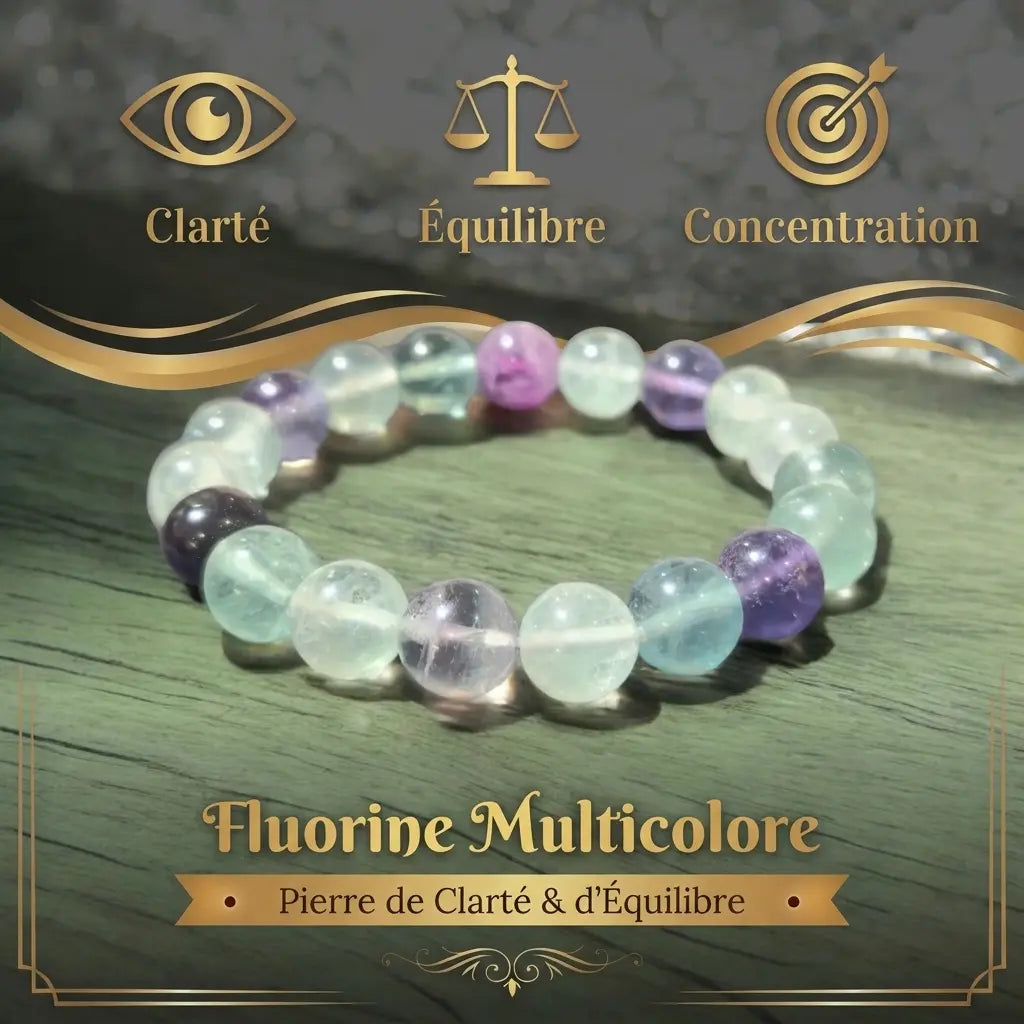 Bracelet en Fluorine La Boutique du Dragon