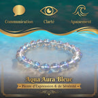 Bracelet en Aqua Aura La Boutique du Dragon
