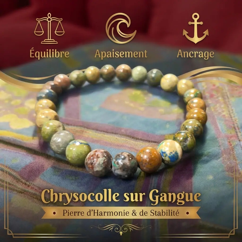 Bracelet en Chrysocolle La Boutique du Dragon
