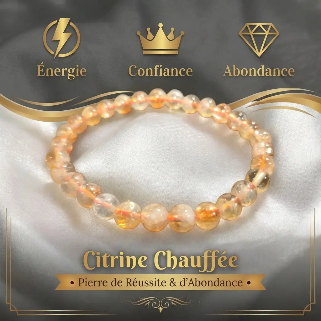 Bracelet en Citrine La Boutique du Dragon