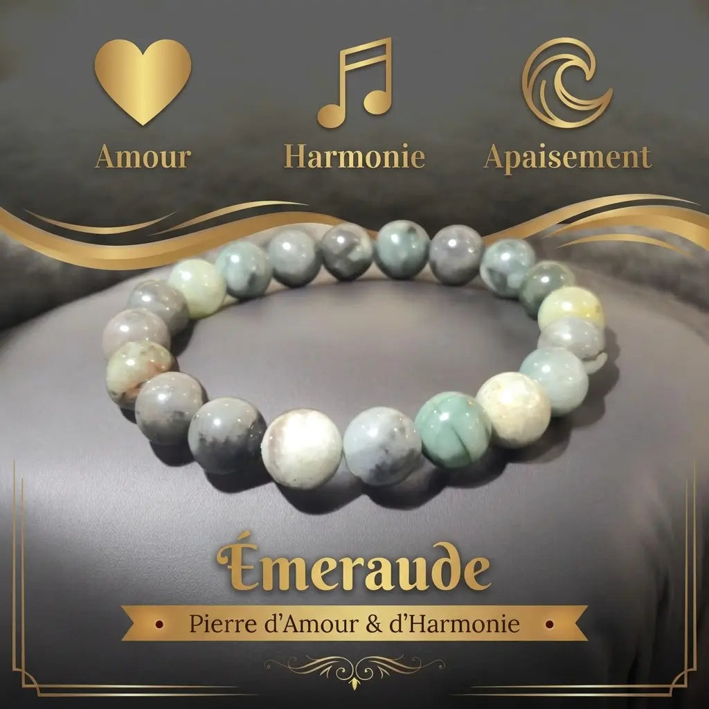 Bracelet en Émeraude La Boutique du Dragon