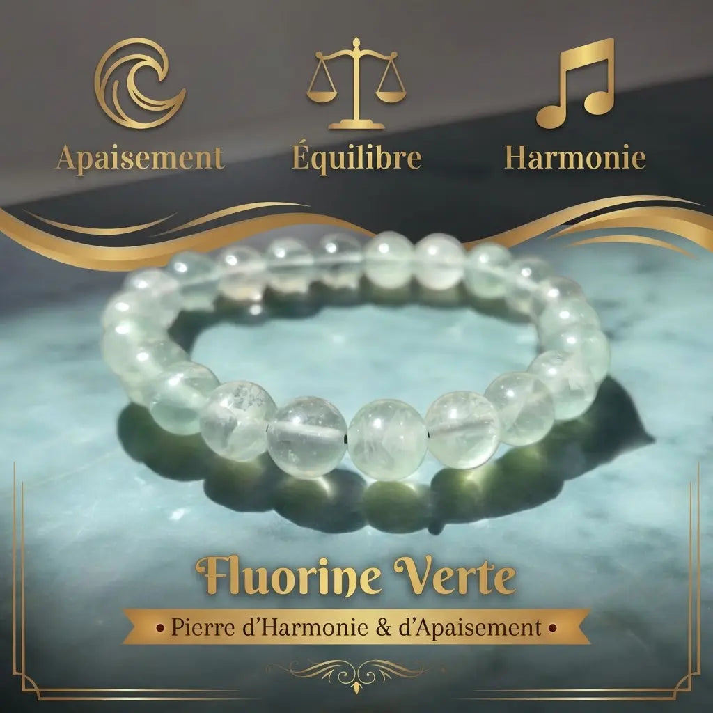 Bracelet en Fluorine La Boutique du Dragon