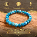 Bracelet en Apatite multicolore La Boutique du Dragon