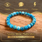 Bracelet en Apatite multicolore La Boutique du Dragon