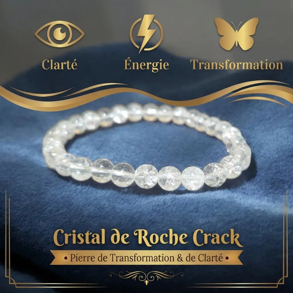 Bracelet en Cristal de roche La Boutique du Dragon