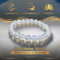Bracelet en Calcédoine La Boutique du Dragon