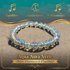 Bracelet en Aqua Aura La Boutique du Dragon