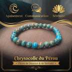 Bracelet en Chrysocolle La Boutique du Dragon