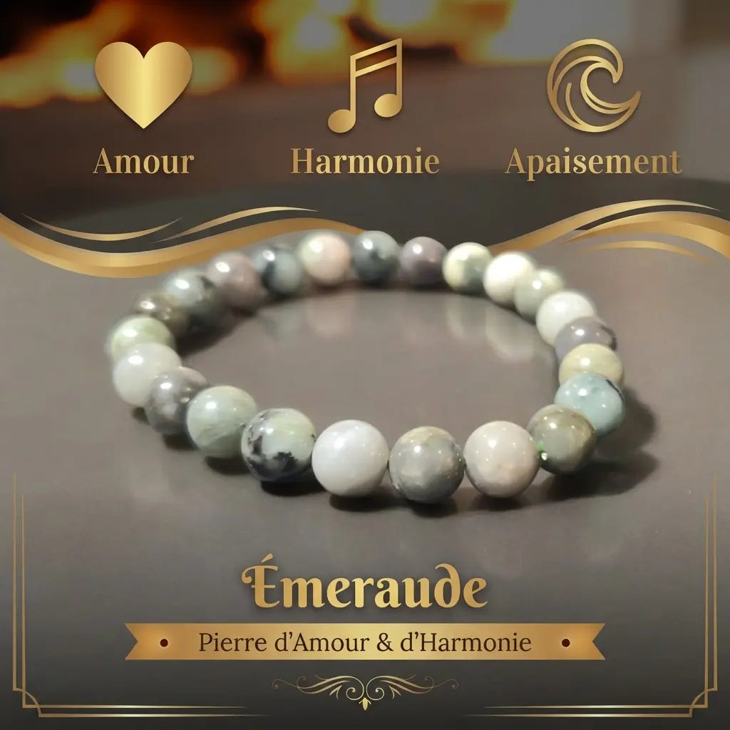 Bracelet en Émeraude La Boutique du Dragon