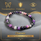 Bracelet en Charoïte La Boutique du Dragon
