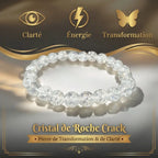 Bracelet en Cristal de roche La Boutique du Dragon