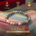 Bracelet en Bois Fossile La Boutique du Dragon