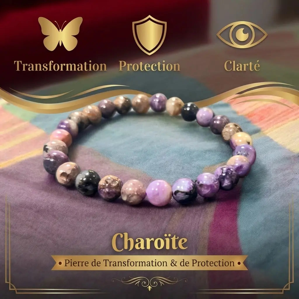 Bracelet en Charoïte La Boutique du Dragon
