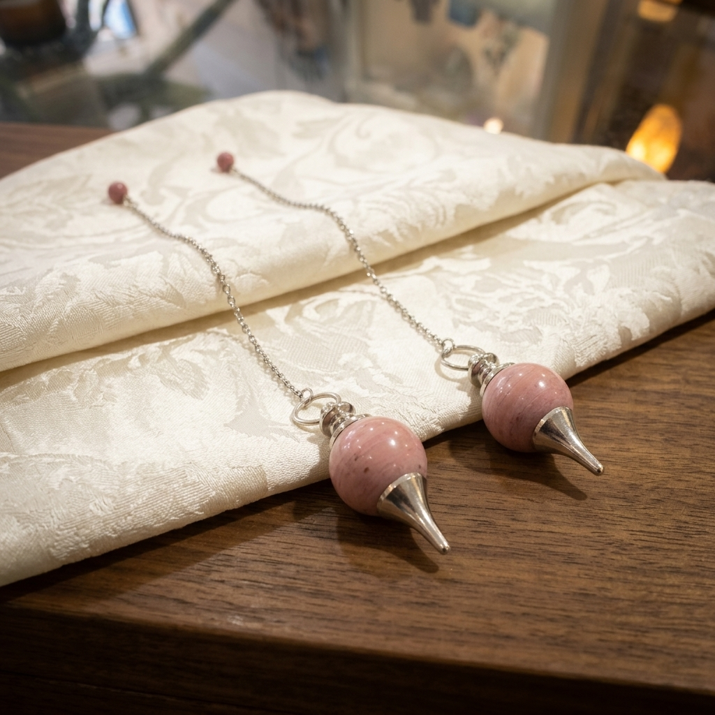 Pendule en rhodonite La Boutique du Dragon