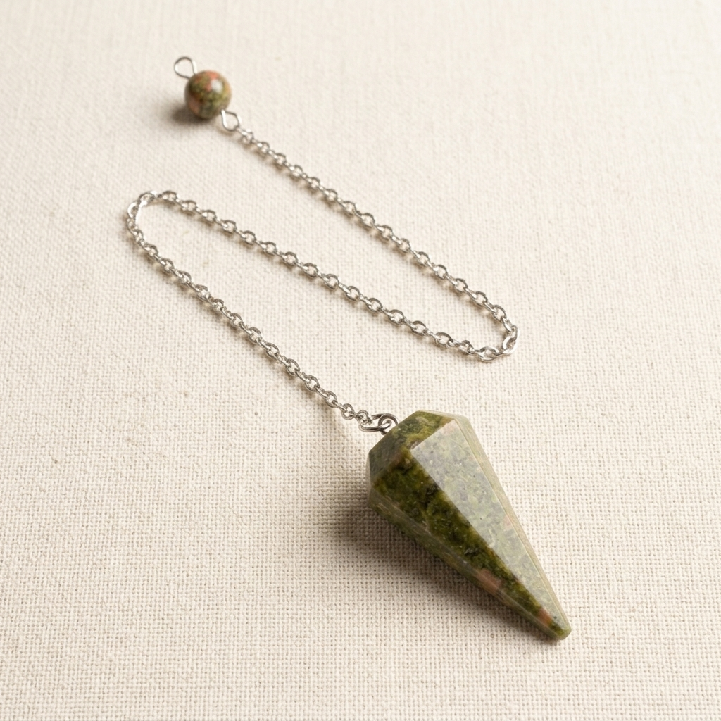 Pendule en Unakite La Boutique du Dragon