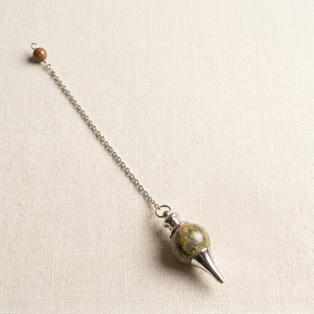 Pendule en Unakite La Boutique du Dragon